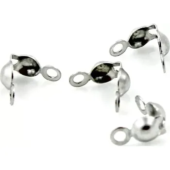 Materiál na výrobu šperku Kalota s očky chirurgická ocel – 10 ks