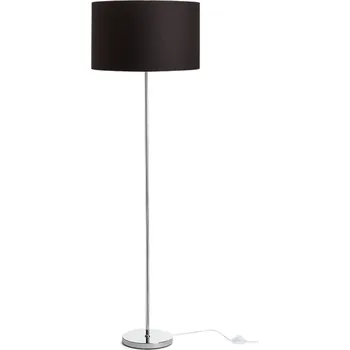 Stojací lampa NYC/RON 40/25 stojanová Polycotton černá/chrom 230V LED E27 15W