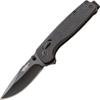 kapesní nůž JKR Zavírací nůž, 7,8 cm, ABS, Axis lock, černý