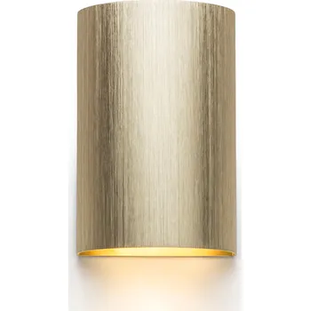 Nástěnné svítidlo CAPRI R nástěnná česaná mosaz 230V LED GU10 2x9W