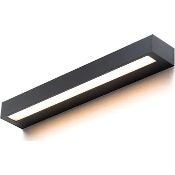 Venkovní osvětlení ASTER 50 nástěnná černá mléčný akryl 230V LED 2x10W IP65 3000K