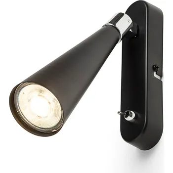 Svítidlo ALEXIS nástěnná černá chrom 230V LED GU10 5W