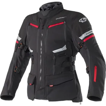Moto bunda CLOVER bunda GTS-5 WP black/red - 3XL