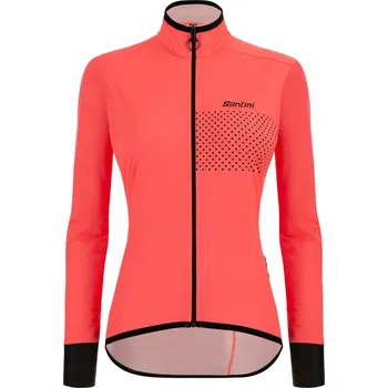 cyklistický dres SANTINI Dámská cyklistická bunda Guard Nimbus M ORANŽOVÁ|ŽLUTÁ