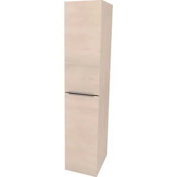 Mereo Mailo, koupelnová skříňka vysoká 170 cm, chrom madlo, Multidecor, Dub Patinovaný - CN594LPDUP1