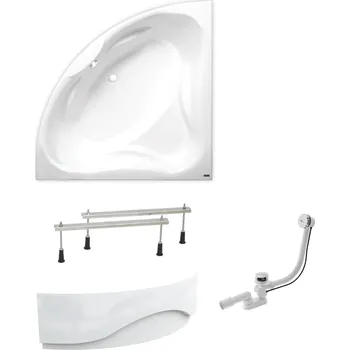 Rohová vana Laguna Cornelia 140x140 cm akrylát levá i pravá SIKOCO1400ANP - SIKOCO1400ANP