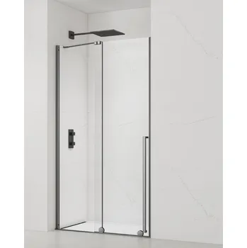 Sprchové dveře 120 cm SAT Xmotion PVD Gun metal SATBWIXM120NIKAGM - SATBWIXM120NIKAGM