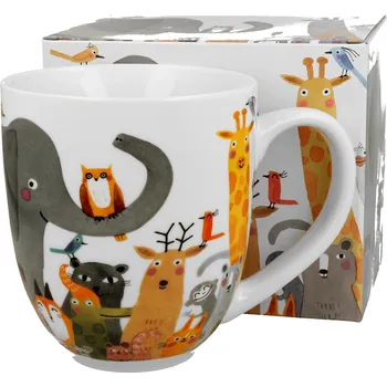 DUO Gifts DG - Porcelánový hrnek XXL Zvířátka - 1 litr