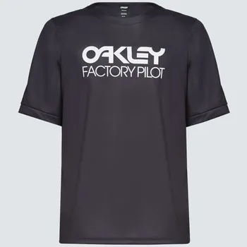 cyklistický dres OAKLEY cyklo dres FACTORY PILOT MTB II Ss blackout - L