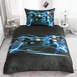 Apex 3D povlečení 140x200+70x90-Konzole černá