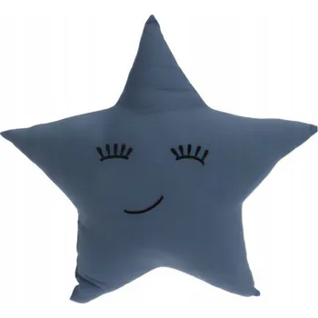 Polštář POLŠTÁŘ PRO DĚTI DO DĚTSKÉHO POKOJE MODRÁ HVĚZDA
