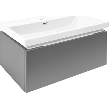 Koupelnový nábytek Koupelnová skříňka s umyvadlem SAT Feel 60x30x44,8 cm antracit mat SATFEEL60ANTU4 - SATFEEL60ANTU4