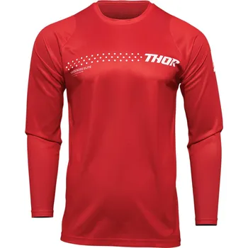 cyklistický dres THOR dres SECTOR Minimal red - 3XL