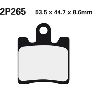 Brzdová destička NISSIN brzdové destičky 265NS