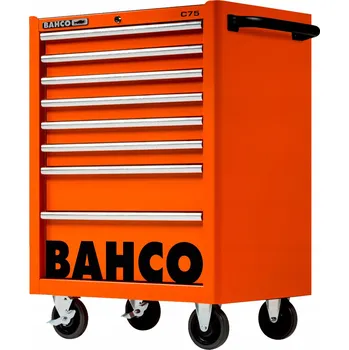 Klasický vozík na nářadí C75. 8 odolných zásuvek BAHCO