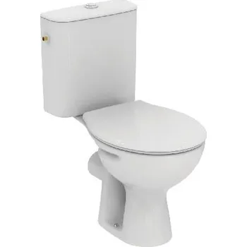 Klozet Ideal Standard WC kombi se sedátkem, vario odpad, boční napouštění, bílá - W333401