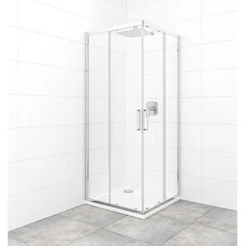 Sprchový kout čtverec 80x80 cm SAT TEX SATBKTEXQ80CRT - SATBKTEXQ80CRT