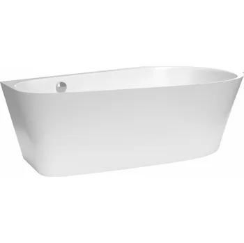 Vana Volně stojící vana SAT Villa 165x84 cm litý mramor pravá SATVI1650P - SATVI1650P