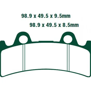 Brzdová destička NISSIN brzdové destičky 259NS