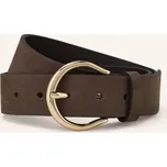 Condor Dámský Kožený Opasek, tmavě hnědá / zlatá, 85