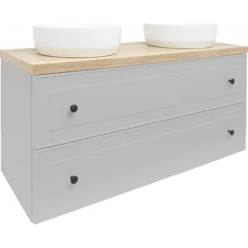 Koupelnová skříňka s umyvadlem Naturel Forli 120x53x46 cm šedá mat FORLI120GMD - FORLI120GMD