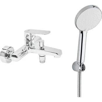 Vodovodní baterie Vanová baterie SAT Feel s vanovým setem 150 mm chrom SATBSFEEL222SET1 - SATBSFEEL222SET1