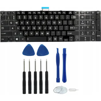 Náhradní klávesnice pro notebook Klávesnice pro Toshiba Satellite C850 C850D C855 C875 L850D L855 + NÁŘADÍ
