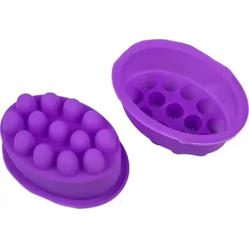 Mýdlo Silikonová forma na mýdlo a svíčky - Masážní mýdlo