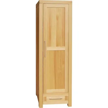 Šatní skříň Skříň z masivu DELTA I z masivu se šatní tyčí Barevné provedení: Olše