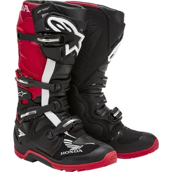 Moto obuv ALPINESTARS boty TECH 7 ENDURO DRYSTAR HONDA black/red - 43