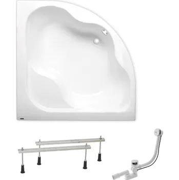 Rohová vana Laguna Samanta Plus 140x140 cm akrylát levá i pravá SIKOSM1400AN - SIKOSM1400AN