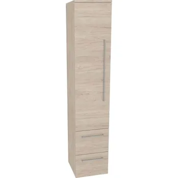 Kotel Mereo Bino, koupelnová skříňka vysoká 163 cm, levá, Multidecor, Light Rock Hickory - CN697LRH1