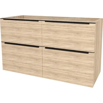 Kotel Mereo Mailo, koupelnová skříňka 121 cm, černé madlo, Multidecor, Dub Bardolino - CN593SBDBAR