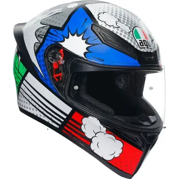 Helma na motorku AGV přilba K-1 S Bang matt italy/blue - XS