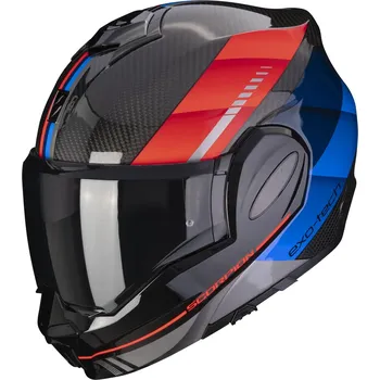 Helma na motorku SCORPION přilba EXO-TECH EVO CARBON Genus black/blue/red - XS