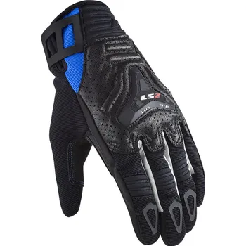 Rukavice LS2 ALL TERRAIN MAN GLOVES BLACK BLUE - XXL