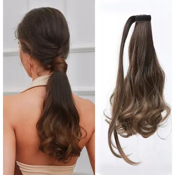 Příčesek Příčesek syntetické dlouhé vlasy hnědé BWR