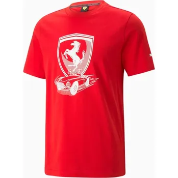 Pánské tričko FERRARI triko PUMA Tonal red - M