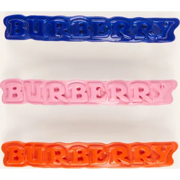 Burberry Dívčí Spona Do Vlasů, Sada 3 Kusů, modrá / oranžová...