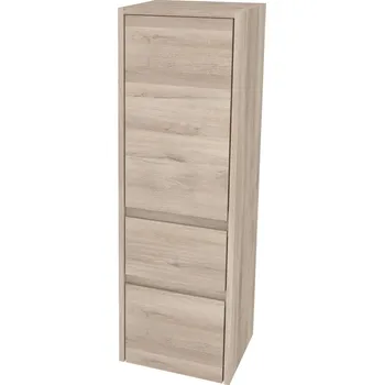 Mereo Opto koupelnová skříňka vysoká 125 cm, pravé otevírání, Multidecor, Dub Kronberg světlý - CN995PDKRS