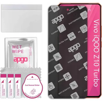 Vrták Sklo MATNÉ pro Vivo iQOO Z10 Turbo, alternativa tvrzeného skla