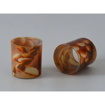 Svíčka Sklenička na svíčky s potiskem MARCIPÁN