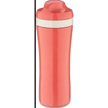 Láhev Koziol Oase lahev na pití 425 ml korálová láhev na vodu, džus, do posilovny, na kolo
