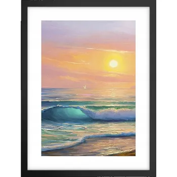 Obraz Obraz plakát v černém rámu do obýváku 30x40 abstrakce plakáty na zeď