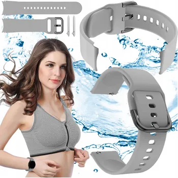 Řemínek na hodinky Řemínek ChronSmarta pro Xiaomi 22mm šedý