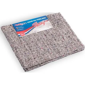 Hadr TKANÝ Hadr na podlahu VAFLO, šedo-pestrý, 60 x 60 cm, 3 ks