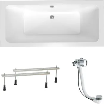 Vana Obdélníková vana Laguna Nora Plus 170x75 cm akrylát levá i pravá SIKONO1700APN - SIKONO1700APN