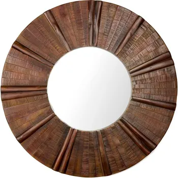 Zrcadlo SAT 90x90 cm hnědá SATZSAF90 - SATZSAF90