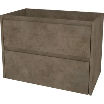 Kotel Mereo Opto, koupelnová skříňka 81 cm, Multidecor, Beton Chicago tm šedý - CN991SBCS2