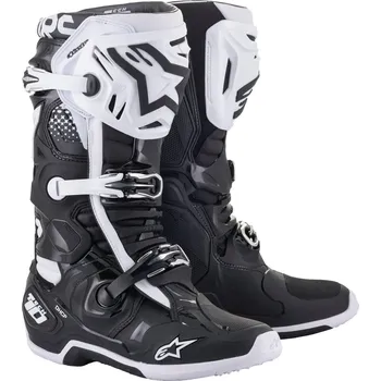 Moto obuv ALPINESTARS boty TECH 10 2022 black/white - 48